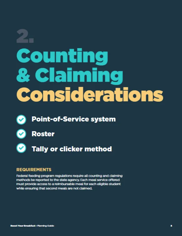 Counting & Claiming Considerations
